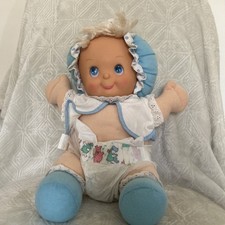 Fisher Price Puffalump Kids Baby Girl Doll Merri - With Bonnet 90s Vtg