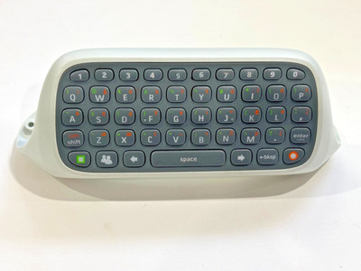 OEM Microsoft Xbox 360 Controller Chatpad White Genuine Authentic Tested