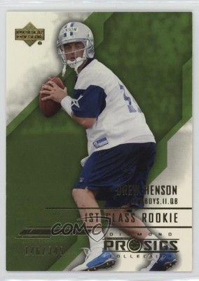 2004 Upper Deck Pro Sigs 1st Class Rookie Gold 146/349 Drew Henson #117 0q3
