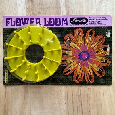 BUCILLA Flower Loom 1968 Magni-Fleur Loom Studio Twelve Vintage