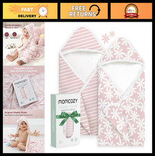 Ultra Soft Hooded Baby Towel Set - Large Absorbent Bath Towels for Newborns To