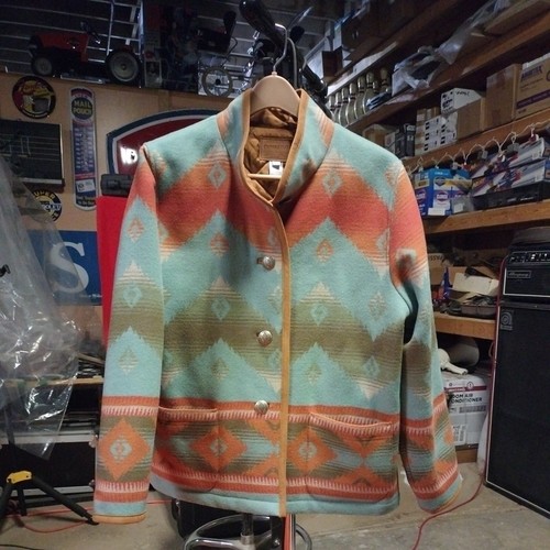 southwest print coat