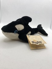 Russ Beanie Orca Killer Whale PLUSH 7 INCH VINTAGE Spoutz