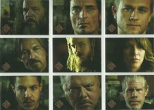 Sons of Anarchy season 4 - 5 : 9 card Gallery set G1 - G9