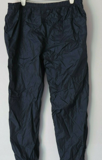 vtg Black NYLON DAVID TAYLOR Track Pants MEDIUM Elastic Waistband Lined Men's M | eBay