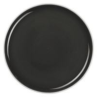Asa Selection Semana Speiseteller Essteller Steinzeug Schwarz Ø 26,5 Cm