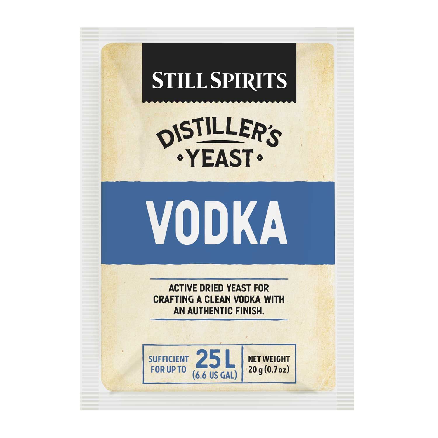 Still Spirits Vodka Yeast 20g Distilling Yeast for Neutral Spirit Fermentation