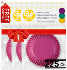Wilton Multicolor Cupcake Liners, 225 Ct 3x75 Ct , Non-Stick, Oven-Safe Paper