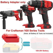 For Dewalt 20V MAX Li-Ion Battery To Fits Craftsman V*20 20V Drill Tools Adapter