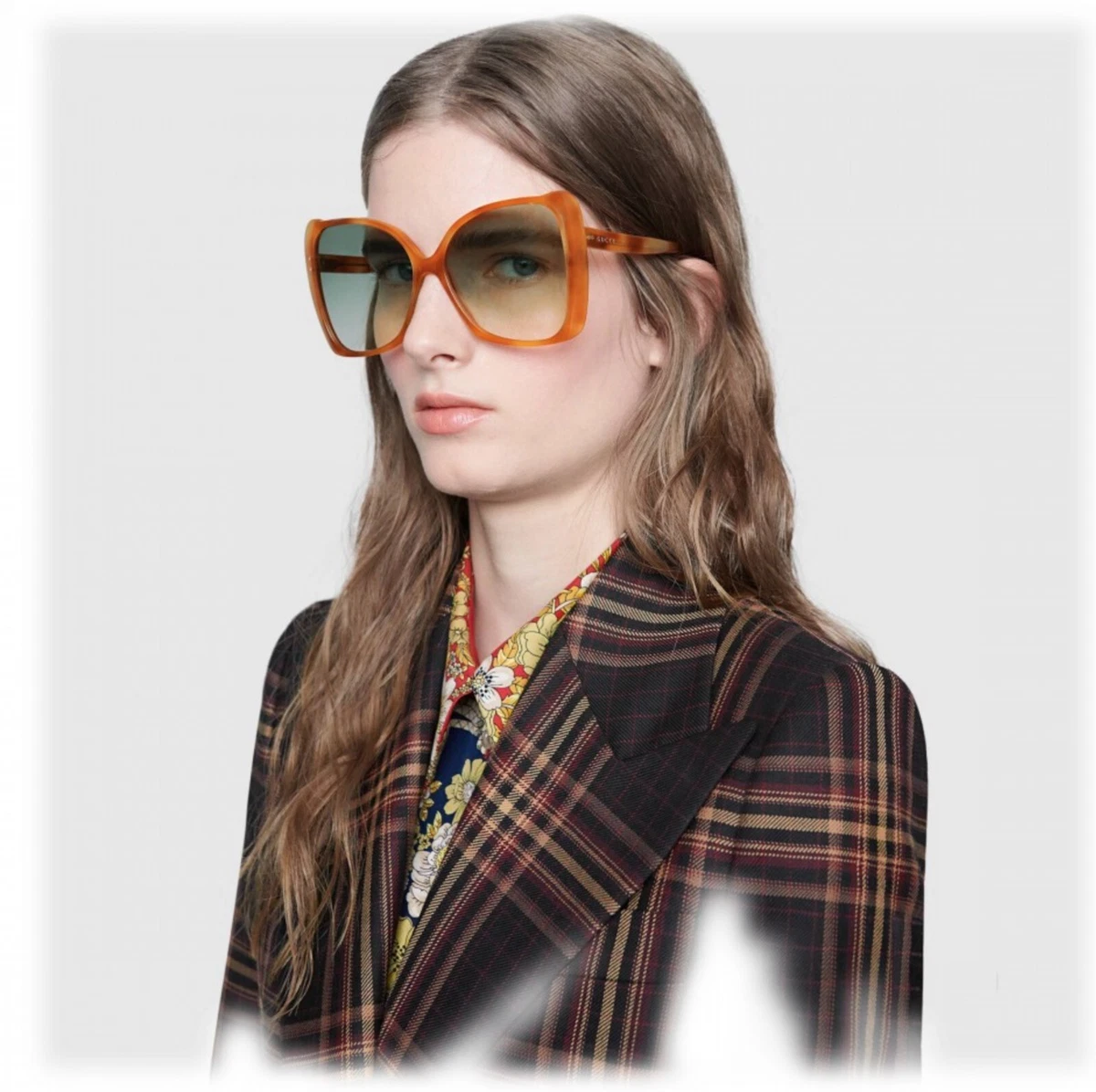 Gucci oversized square frame sunglasses new arrivals