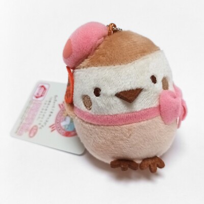 San-X Sumikko Gurashi 10th Anniversary Plüschtier Schlüsselanhänger Spatz 7 cm