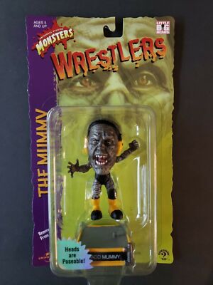 Little Big Heads Monsters Wrestlers Madd Mummy Universal Studios 2000 U159