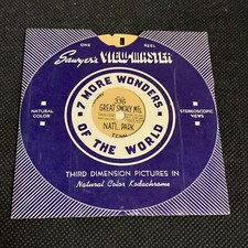 Sawyer's view-master reel 336 Great Smoky Mountains Natl Park TN Buff Tan 1E