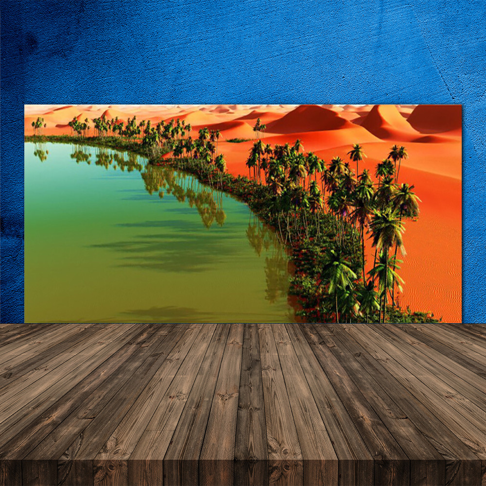 Crédence de cuisine en verre trempé 120x60 finition premium paysage