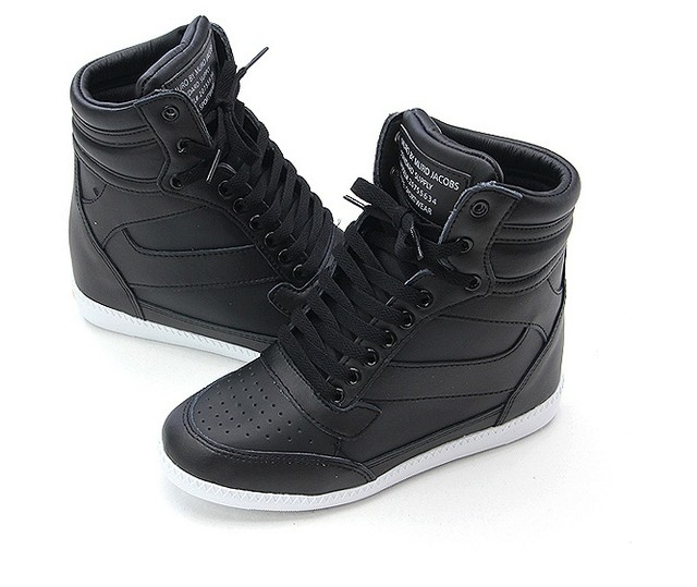 New Women's High Top Wedge Heel Sneakers Lace Up Tennis Shoes Ankle Bootie | eBay