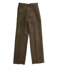 ISSEY MIYAKE men's linen pants original tag size M brown Solid Casual USED