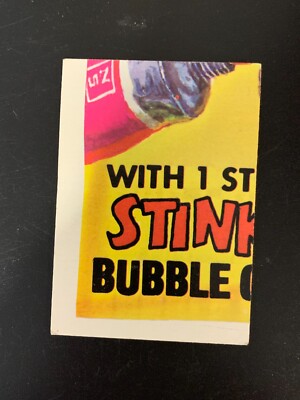 1973 Wacky Packages 4th Series 4 Bum Chex/Choke Wagon Puzzle Checklist BL Card