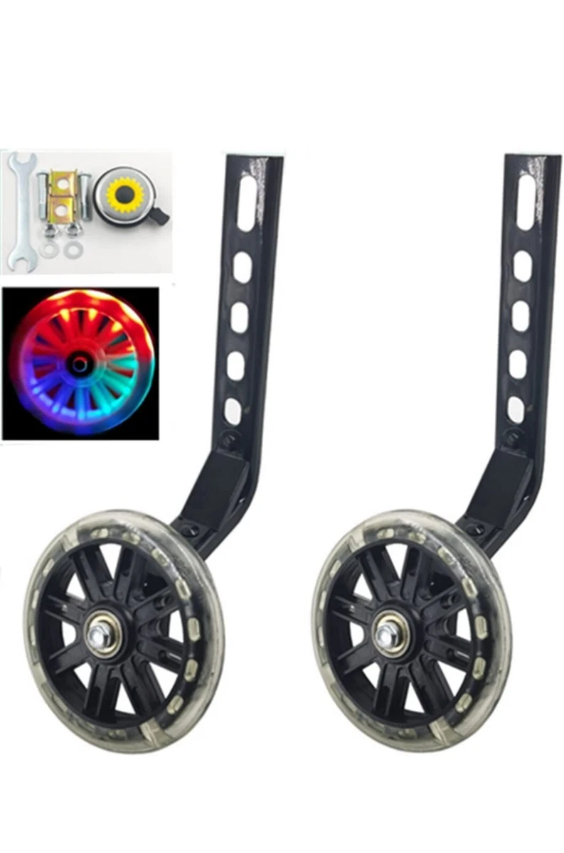 Training Wheels Pair of Bicycle Mute for 12 14 16 18 20 inch