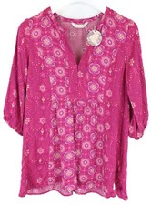 Odd Molly Funky Belle Tunic Bluse Damen XS Dreiviertel Ärmel Gemusterte