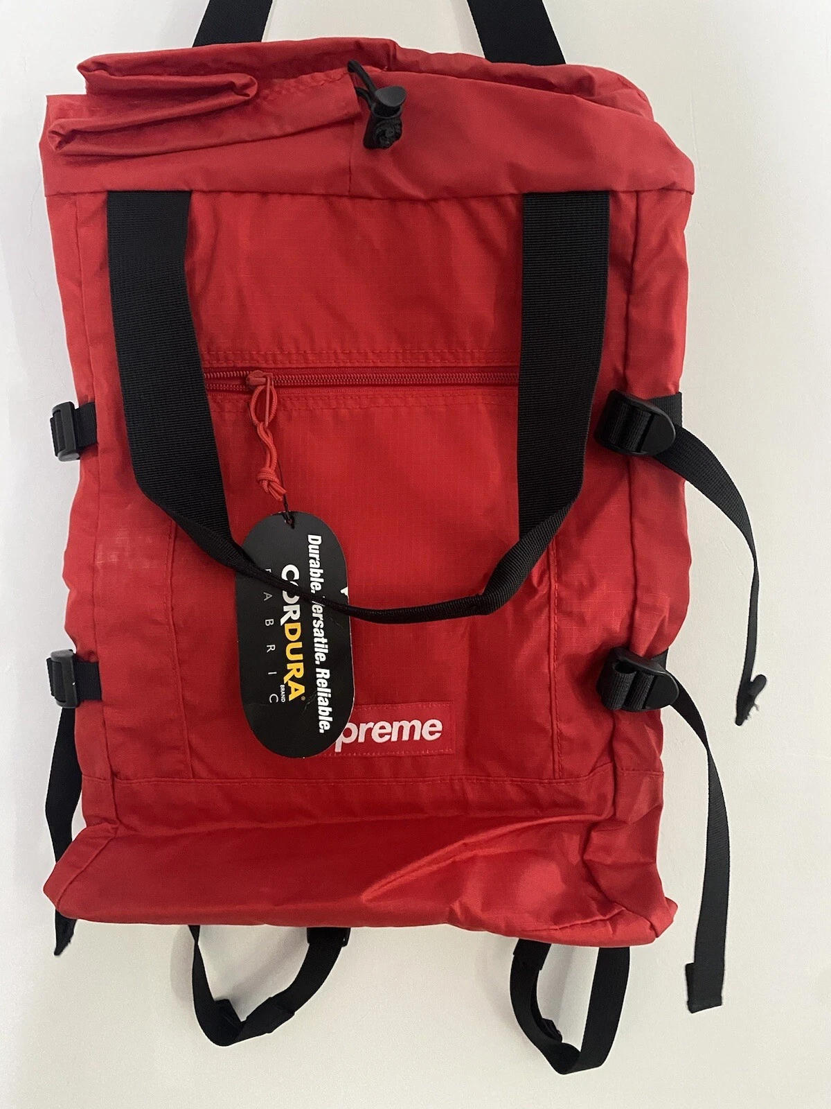 SS19 Supreme sac à dos fourre tout rouge sac Cordura 18L **62**
