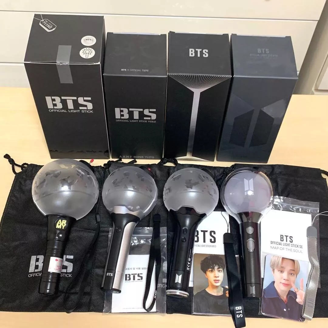 BTS Bangtan Boys Official Pen Light Stick ARMY Bomb Version 1 2 3