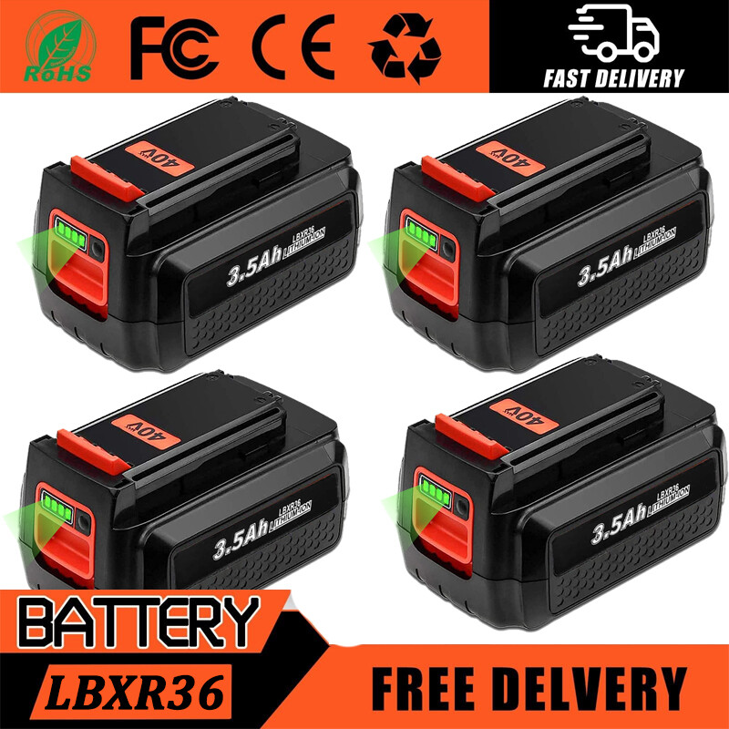 40V Max Lithium Battery 1/2/4X for Black Decker LBXR36 LBX2040 LSW36 PACK
