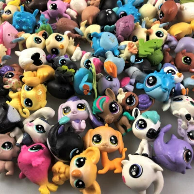 MARKENLOS 50Stk. Zufällig Littlest Pet Shop Sammlung Lps Figur Lose Spielzeug Süß Tiere
