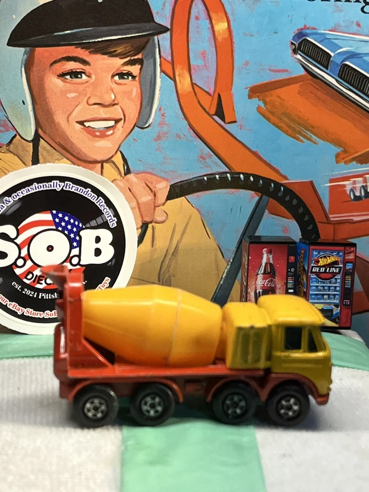 Lesney Matchbox 1960s Foden Cement Truck No 21 USED EX Condition Yellow Diecast - Image 4 of 4