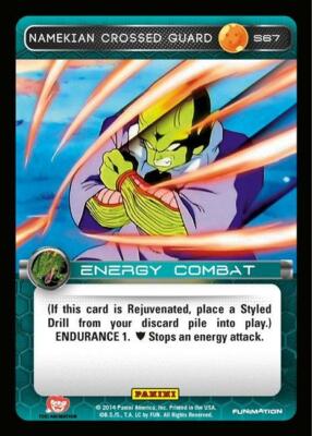 ドラゴンボールカード california DBZ Dragon Ball Z TCG Card Panini Premiere S67 Namekian Crossed