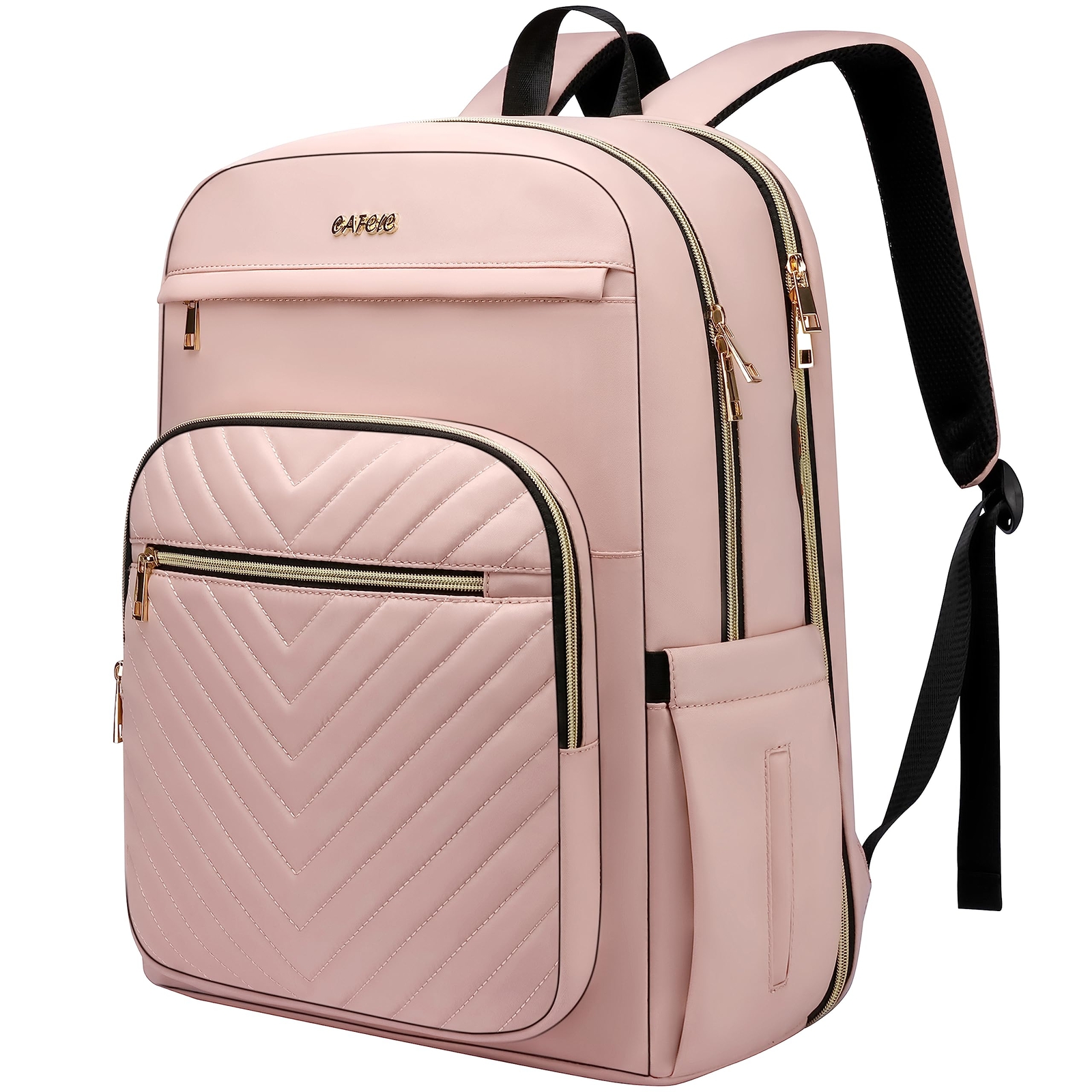 Sleek 17.3 Inch Laptop Backpack for Women with Anti-Theft Design – Fashionable Work & Travel Bag-image