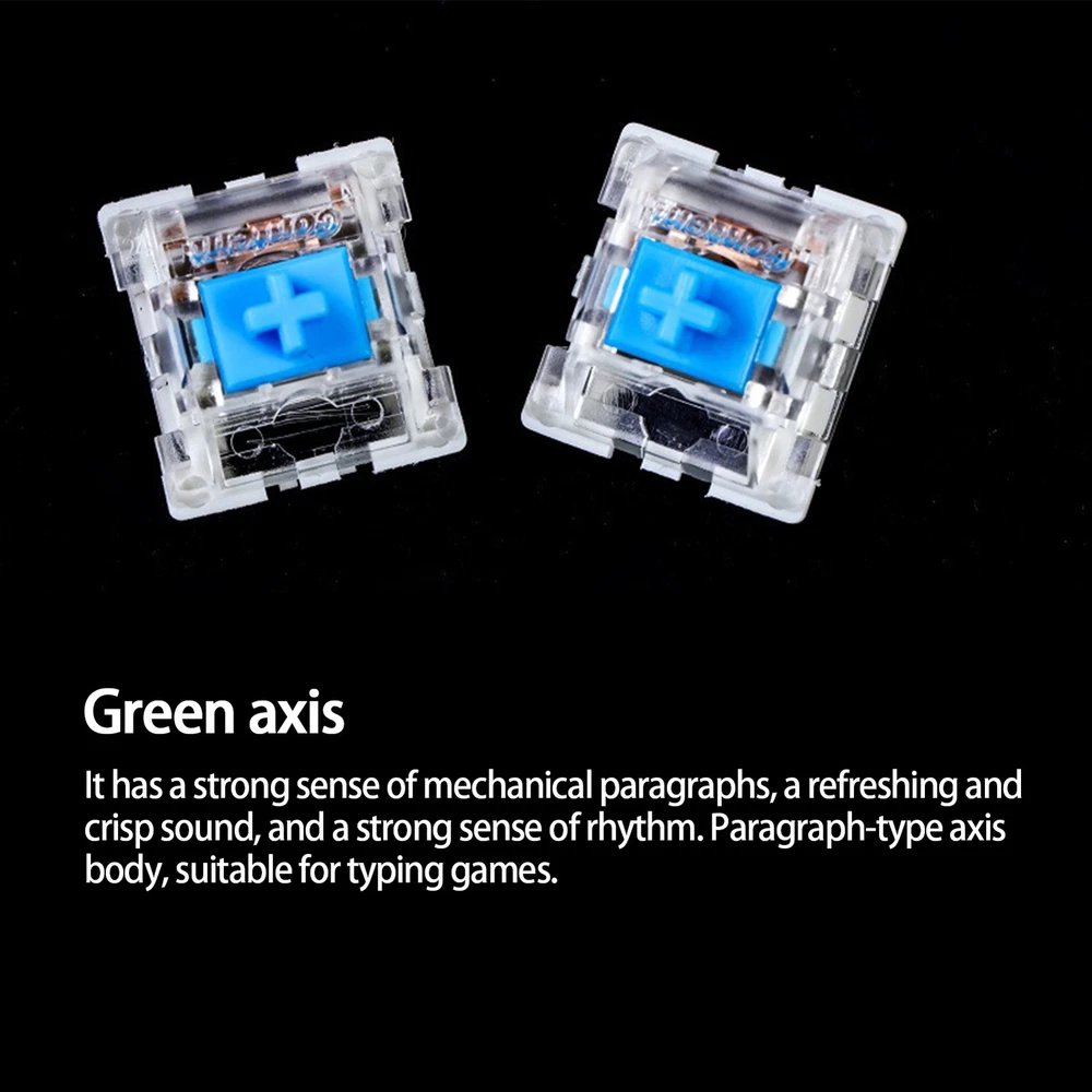 30Pcs Mechanical Keyboard Replacement Switches for DIY Keyboard Customization and Key Switch Axis Upgrade