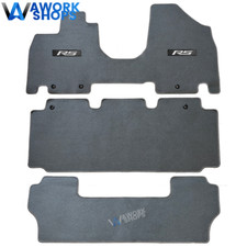 For 11-17 Honda Odyssey Nylon Floor Mats Front Rear Gray Carpets W Rs 3pcs Set