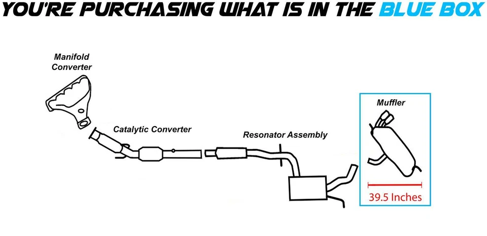 Silenciador de escape trasero ajuste directo se adapta a: Volkswagen Rabbit 2006-2009 2,5 L Foto 2 de 3