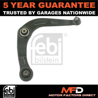 Fits Peugeot 206 1998- Febi Front Right Lower Track Control Arm #1 3521P5