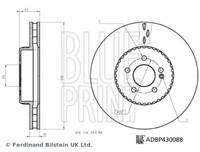 Blue Print Bremsscheiben Vorne Ø342 Mm FüR Mercedes-Benz GLC Coupe CLS