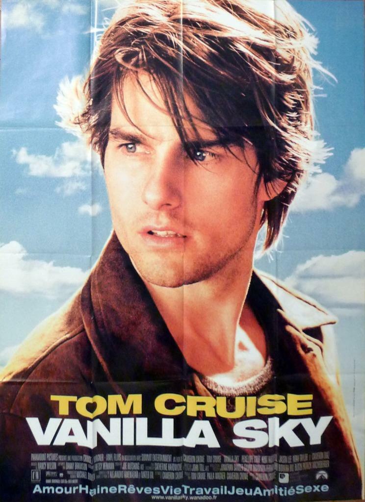 VANILLA SKY - TOM CRUISE / CRUZ / CROWE / DIAZ - ORIGINAL LARGE MOVIE POSTER