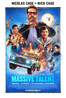 The Unbearable Weight of Massive Talent (2022) Nicolas Cage Sharon Horgan POSTER