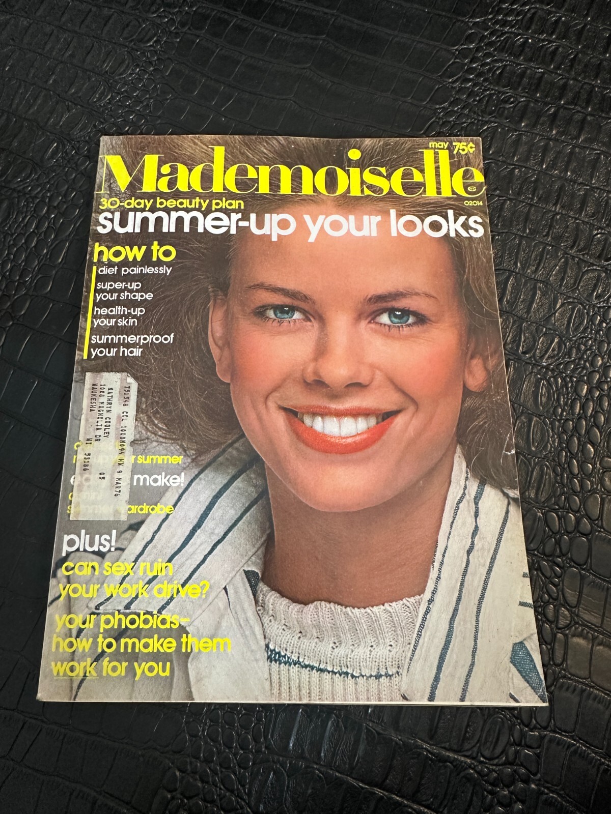 MAY 1975 MADEMOISELLE vintage fashion magazine