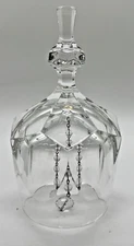 VTG Mikasa Manor Collection Lead Crystal Glass Dinner Bell 5" T Made in France