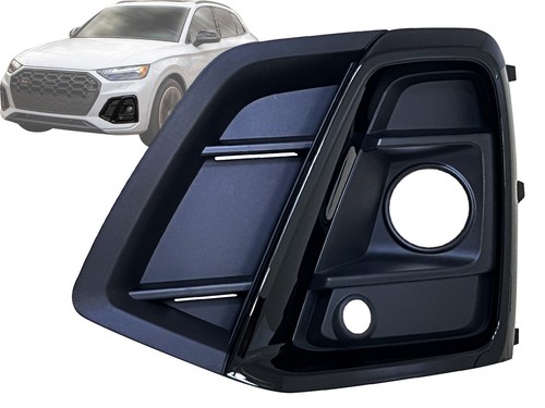 Fits Fog Lamp Bezel With Glossy Black Rim 2021-2024 Audi Q5 SQ5 Driver Left Side - Picture 12 of 12