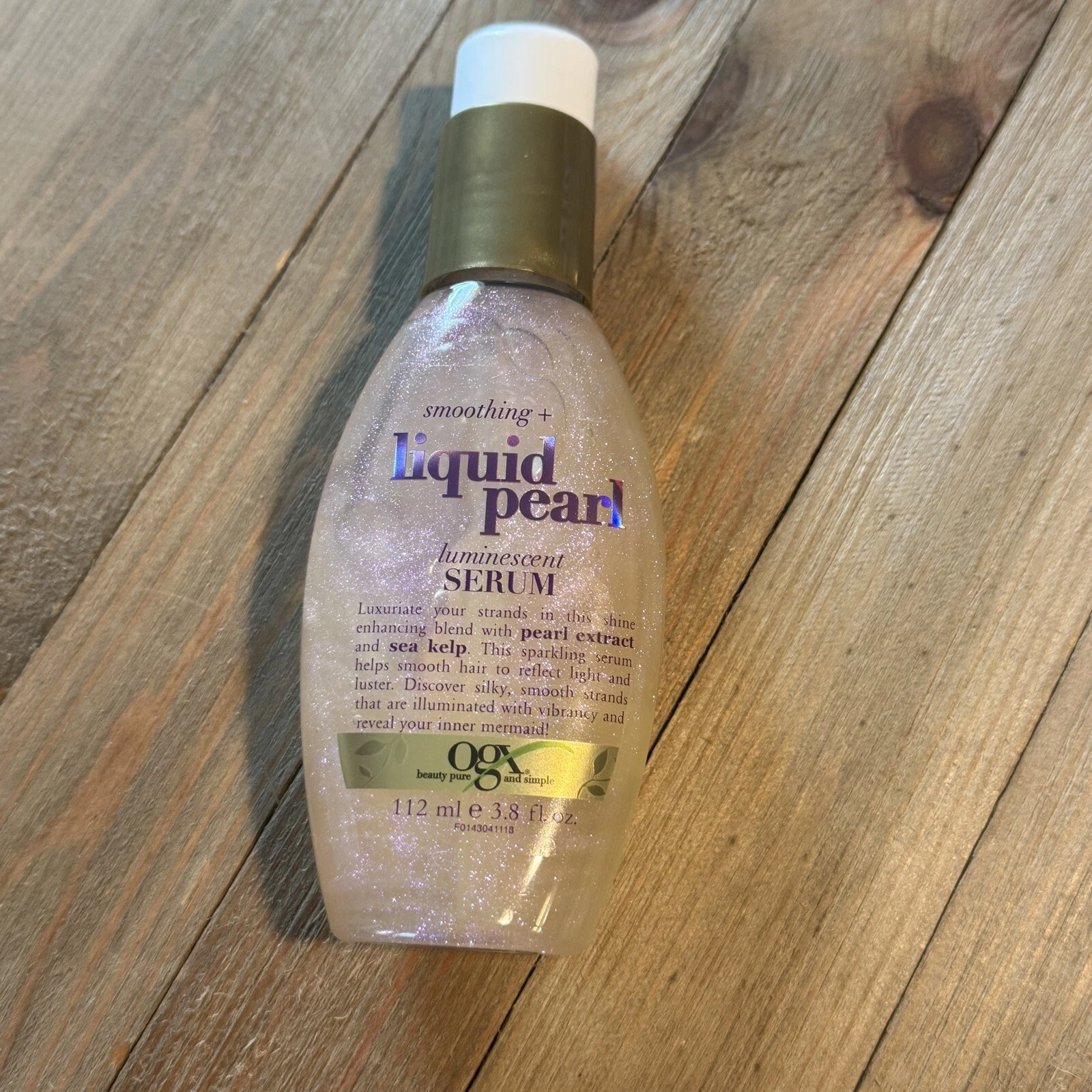 OGX Smoothing + Liquid Pearl Luminescent Serum, 3.8 Ounce