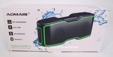 NEW Aomais Sport II GREEN Portable Waterproof Bluetooth Speaker IPX7 in Box