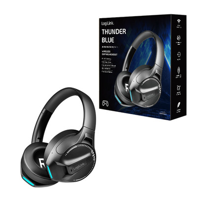 Gaming Headset Kabellose BT6.0 Bluetooth oder 3,5-mm PC MAC PS5 PS4 Gamer Black