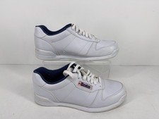 Dexter Laced Bowling Shoes Size 7 M White And Blue B836-9 Good Condition
