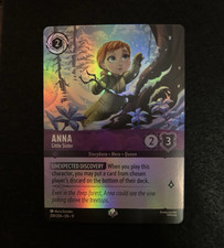 Disney Lorcana TCG Anna - Little Sister 209/204 Enchanted Foil English