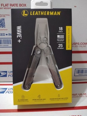 Leatherman Wave Plus Multi-Tool 18 in 1 Made In USA New Sealed Check All Pics