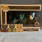 Funko Pop! Vinyl Game of Thrones Drogon Rhaegal Viserion GameStop Exclusive