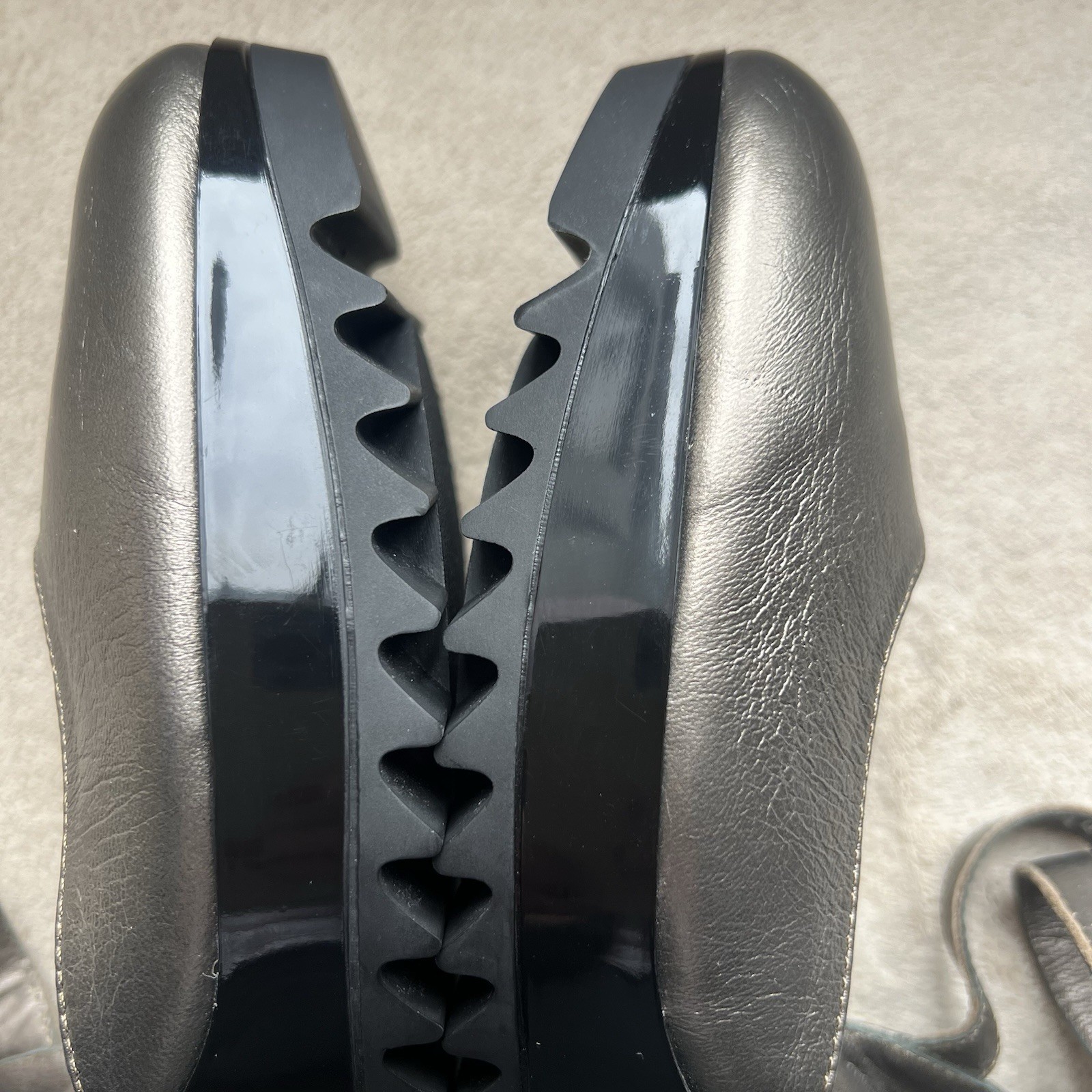 SAOLA Espace bronzo pelle plateau zeppa tacco Mary Jane donna EU 40 5 US 9 lug suola