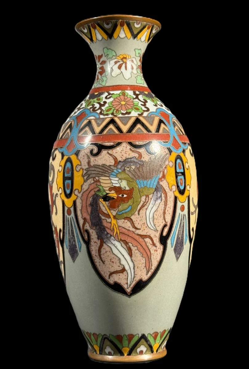 景泰蓝日本花瓶1850-1899 | eBay