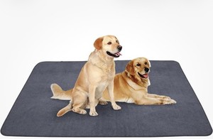 Peepeego Non-Slip Dog Pads Extra Large 72" X 72", Washable Puppy Pads with Fast 